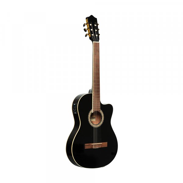 Классическая электроакустическая гитара Stagg SCL60 TCE-BK фото 1 | Интернет-магазин Bangbang