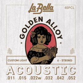 Струны для акустической гитары La Bella 40PCL 11-52 фото 1 | Интернет-магазин Bangbang