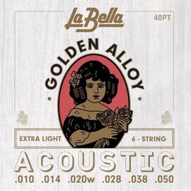 Струны для акустической гитары La Bella 40PT 10-50 фото 1 | Интернет-магазин Bangbang