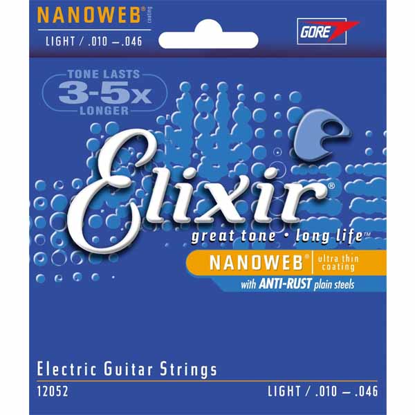 Струны для электрогитары Elixir 12052 Nanoweb (10-46) фото 1 | Интернет-магазин Bangbang