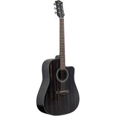 Акустическая гитара FLIGHT D-155C MAH BK фото 1 | Интернет-магазин Bangbang