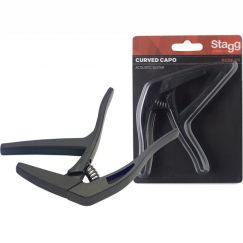 Каподастр для акустической гитары Stagg SCPX-CU BK фото 1 | Интернет-магазин Bangbang