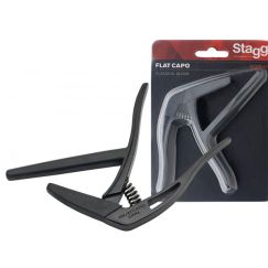 Каподастр для классической гитары Stagg SCPX-FL BK фото 1 | Интернет-магазин Bangbang