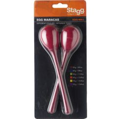 Пластиковые маракасы Stagg EGG-MA L/RD фото 1 | Интернет-магазин Bangbang