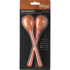 Пластиковые маракасы Stagg EGG-MA L/OR фото 1 | Интернет-магазин Bangbang