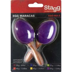 Пластиковые маракасы Stagg EGG-MA S/PP фото 1 | Интернет-магазин Bangbang