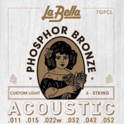 Струны для акустической гитары La Bella 7GPCL 11-52 фото 1 | Интернет-магазин Bangbang