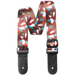 Ремень для укулеле Stagg STE UKEFLOWER BRW фото 1 | Интернет-магазин Bangbang