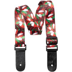 Ремень для укулеле Stagg STE UKEFLOWER RED фото 1 | Интернет-магазин Bangbang