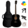 Акустическая гитара Levinson LA-4100 BK Pack 2, Цвет вариация: Черный, С подключением: Нет