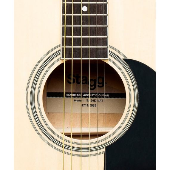 Акустическая гитара Stagg SA20D NAT, изображение 3
