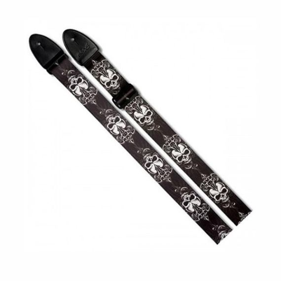 Гитарный ремень Stagg STE BLACK SKULL, изображение 2