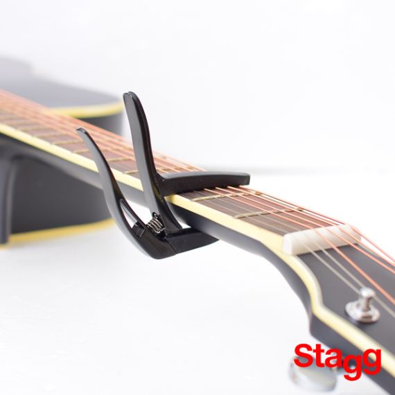 Каподастр для акустической гитары Stagg SCPX-CU BG, изображение 2