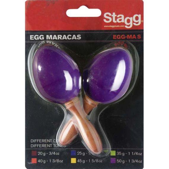 Пластиковые маракасы Stagg EGG-MA S/PP фото 1 | Интернет-магазин Bangbang