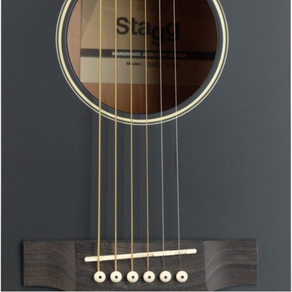 Акустическая гитара Stagg SA35 A-BK, изображение 2 Акустическая гитара Stagg SA35 A-BK, изображение 2
