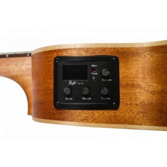 Электроакустическое концертное укулеле Flight DUC 323 CEQ MAH/MAH