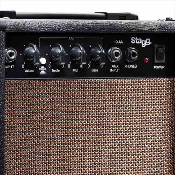 Комбоусилитель для электроакустической гитары Stagg 10 AA EU