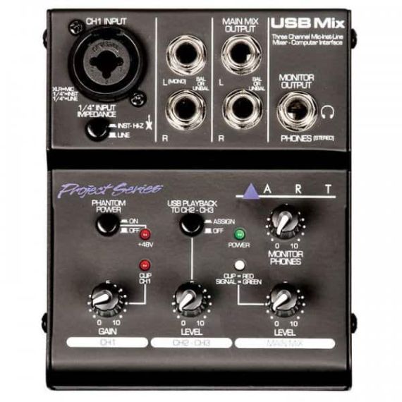Микшерный пульт Art USB Mix