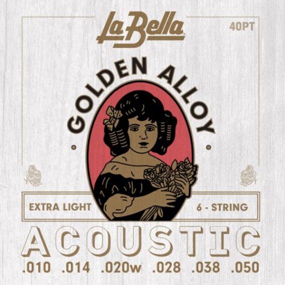 Струны для акустической гитары La Bella 40PT 10-50 фото 1 | Интернет-магазин Bangbang