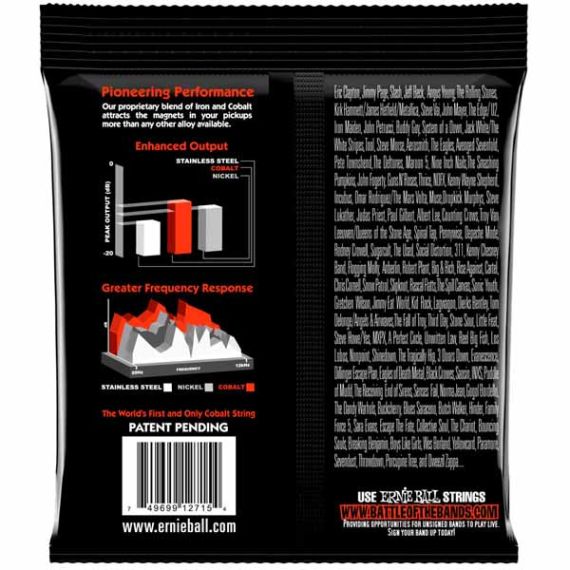 Струны для электрогитары Ernie Ball 2715