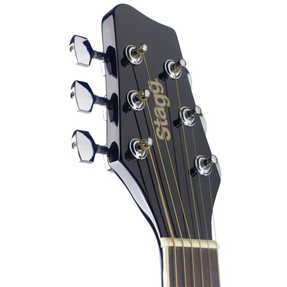 Электроакустическая гитара Stagg SA20ACE BLK Электроакустическая гитара Stagg SA20ACE BLK