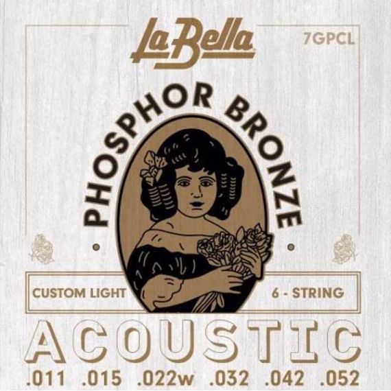Струны для акустической гитары La Bella 7GPCL 11-52 фото 1 | Интернет-магазин Bangbang