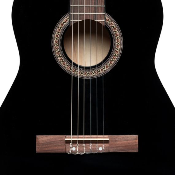Детская классическая гитара Stagg SCL50-BK размер 3/4, изображение 3