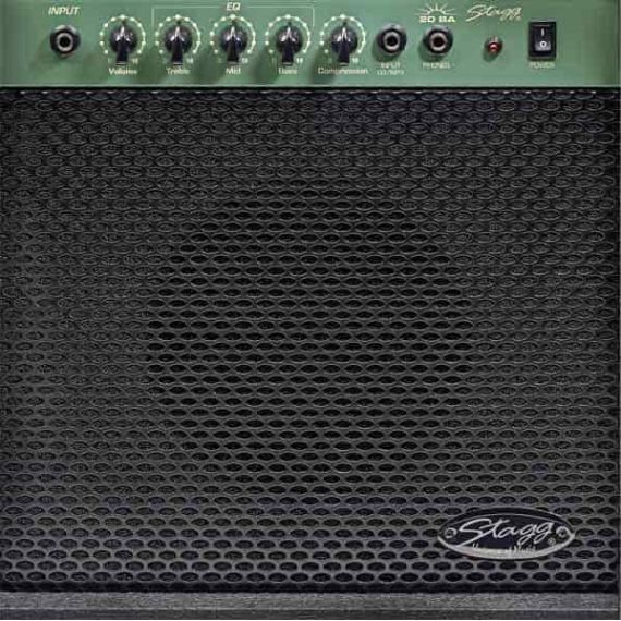 Комбоусилитель для бас-гитары Stagg 20 BA EU, изображение 2