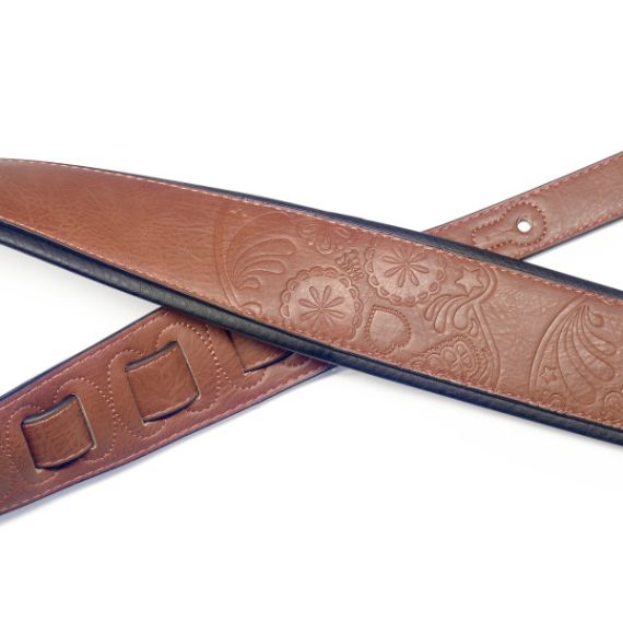 Гитарный ремень STAGG SPFL 30 MEX BRW