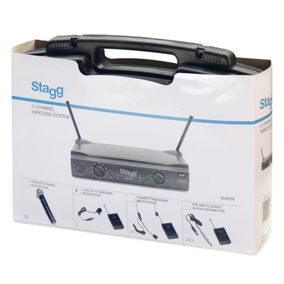 Петличный радиомикрофон Stagg SUW 50 LL EG EU, изображение 4 Петличный радиомикрофон Stagg SUW 50 LL EG EU, изображение 4