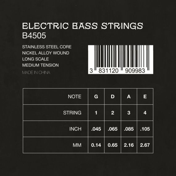 Струны для бас-гитары Veston B 4505