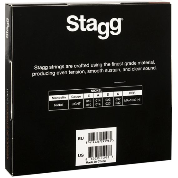 Струны для мандолины Stagg MA-1032-NI