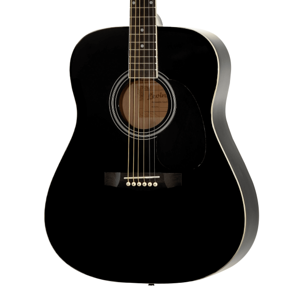 Акустическая гитара Levinson LA-4100 BK Pack 2, Цвет вариация: Черный, С подключением: Нет, изображение 4