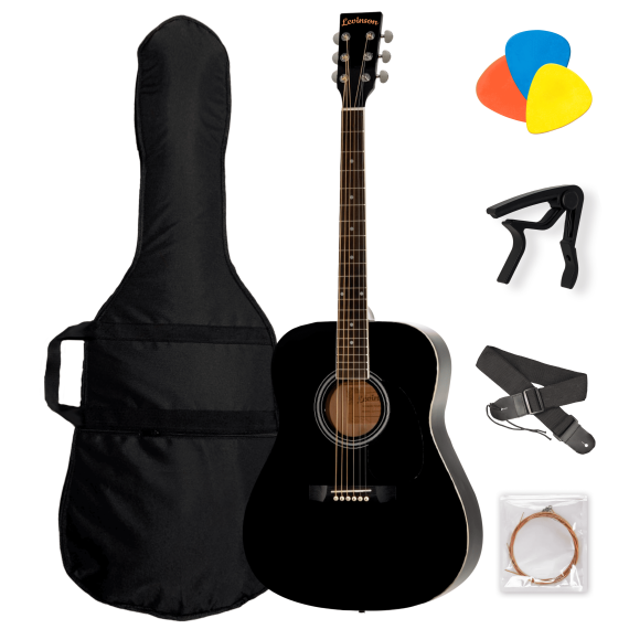 Акустическая гитара Levinson LA-4100 BK Pack 2, Цвет: Черный