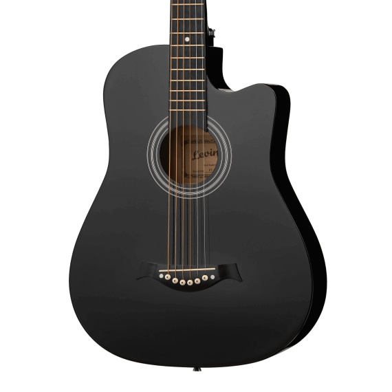 Акустическая гитара Levinson LA-D38-BK, Цвет вариация: Черный, Корпус: с вырезом, Комплектация: без комплекта, Размер: 38, изображение 3