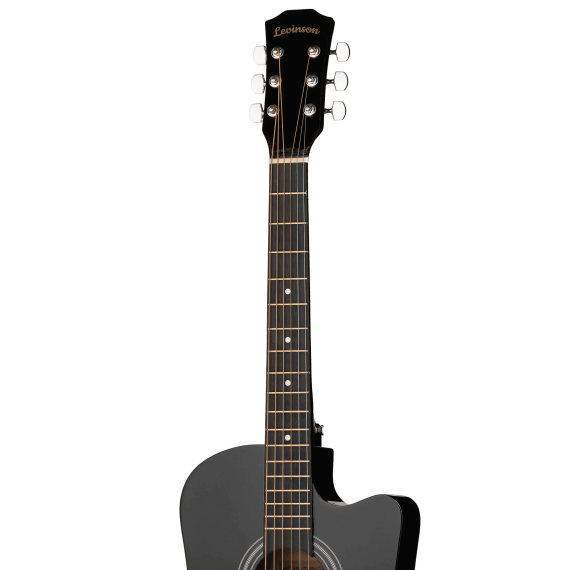 Акустическая гитара Levinson LA-D38-BK Pack 1, Цвет вариация: Черный, Корпус: с вырезом, Комплектация: с комплектом, Размер: 38, изображение 6