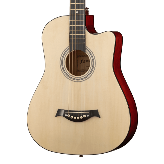 Акустическая гитара Levinson LA-D38-NA Pack 1, Цвет вариация: Натуральный, Корпус: с вырезом, Комплектация: с комплектом, Размер: 38, изображение 4