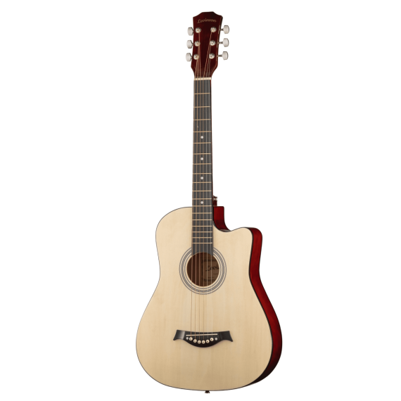 Акустическая гитара Levinson LA-D38-NA Pack 1, Цвет вариация: Натуральный, Корпус: с вырезом, Комплектация: с комплектом, Размер: 38, изображение 2