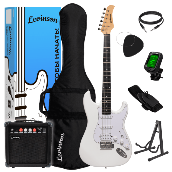 Электрогитарный набор Levinson SPACK-1 WH