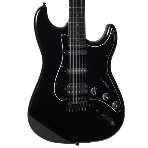 Электрогитара Rockdale Stars Black Limited Edition HSS BK, изображение 4