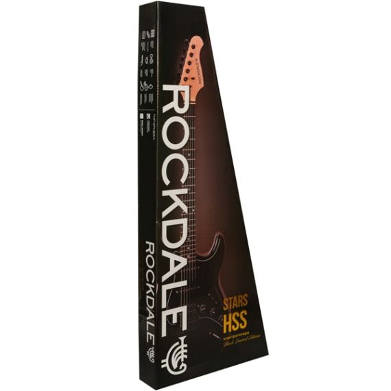 Электрогитара Rockdale Stars Black Limited Edition HSS BK, изображение 10