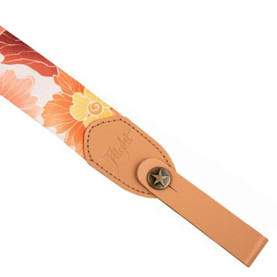 Ремень для укулеле Flight S35 Flower, изображение 2 Ремень для укулеле Flight S35 Flower, изображение 2